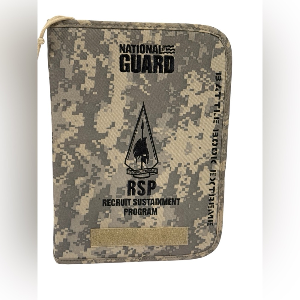 National Guard Camo Notebook Binder ~ With Inserts ~ 9” L x 12” H ~